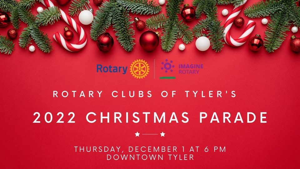 2022 Rotary Clubs of Tyler Christmas Parade Parkbench