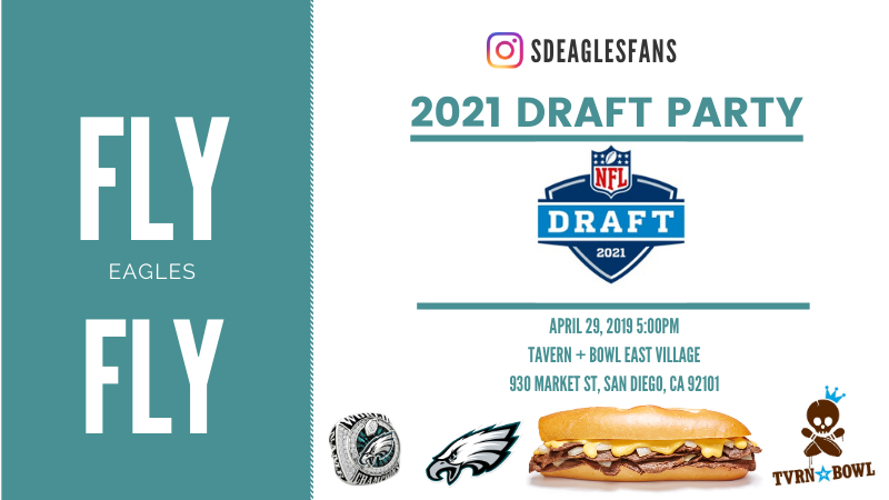 2021 Philadelphia Eagles Draft Party - Parkbench