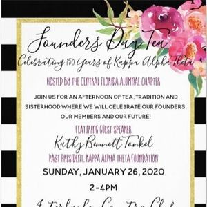 Founders Day Tea 2020 Parkbench