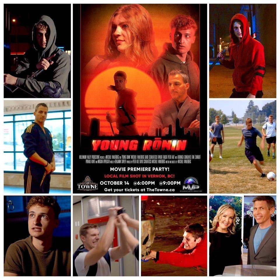 Attend the Local Film Premier Party of YOUNG RONIN .. there's 2