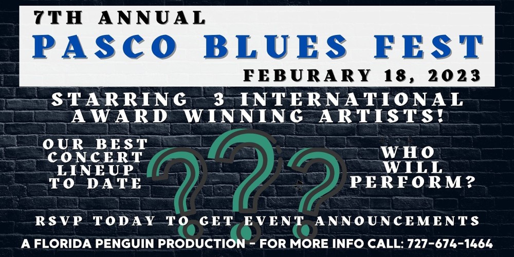 7th Annual Pasco Blues Festival Parkbench