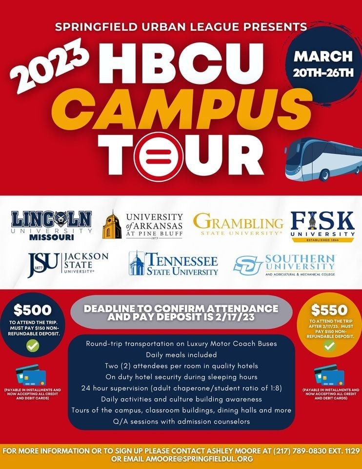 2023 HBCU Campus Tour Parkbench