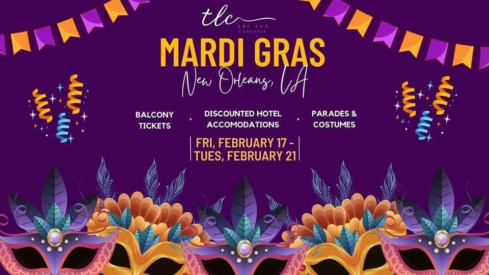 Mardi Gras Package 2023 Parkbench