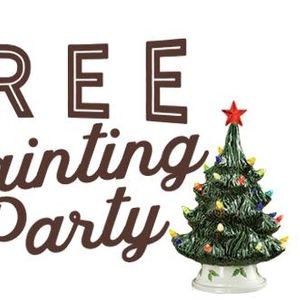 Vintage Ceramic Christmas Tree Painting Party Dec 6th 2019