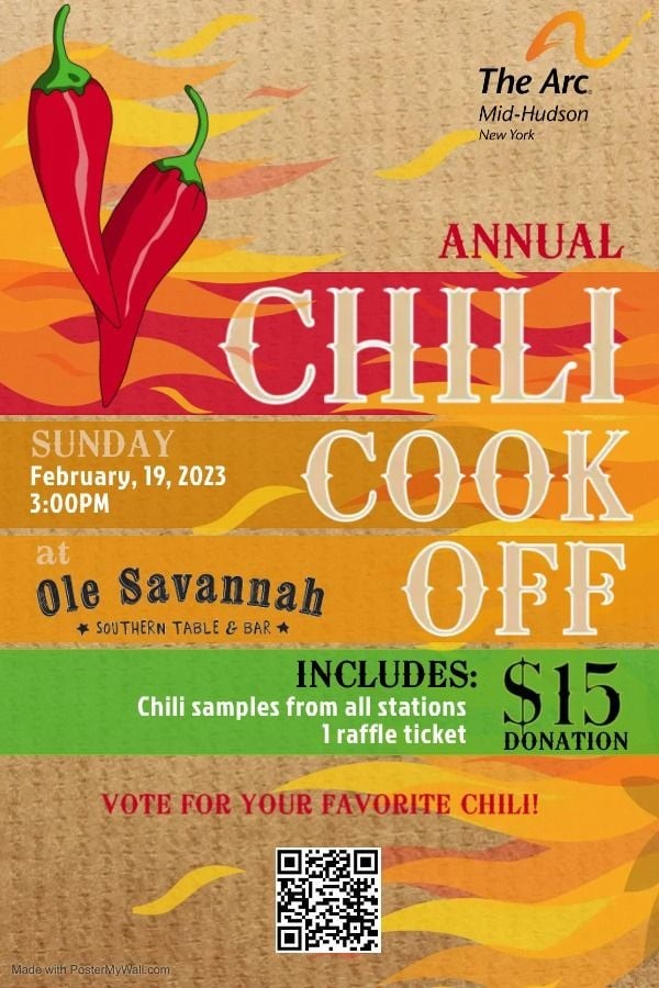2023 Chili CookOff Parkbench