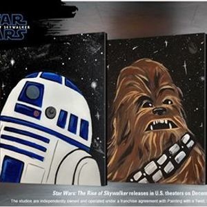 Star Wars Paintings Parkbench