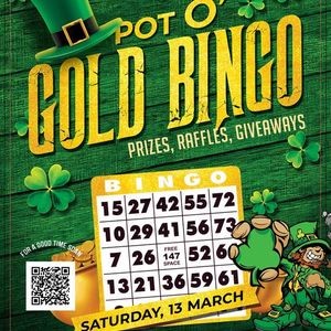 St Patricks Day Pot O Gold Bingo Bash Parkbench