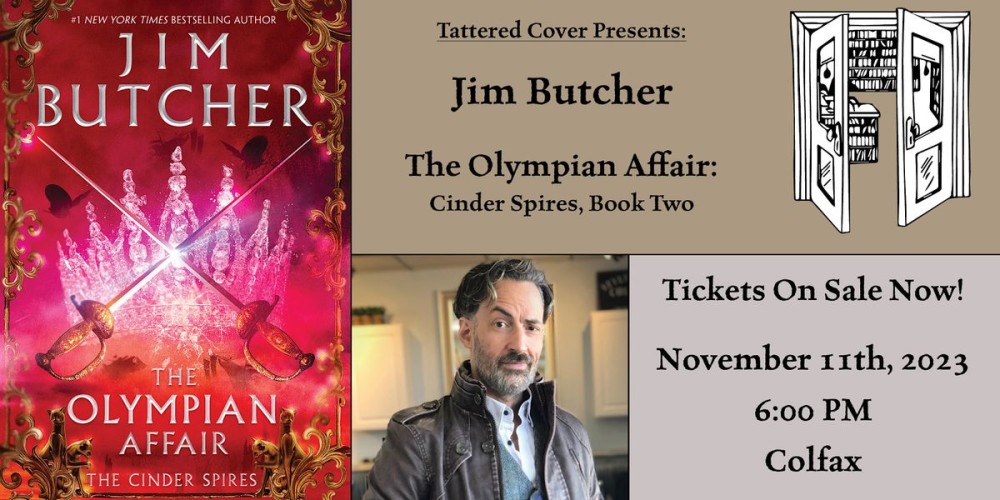Jim Butcher Presents THE OLYMPIAN AFFAIR Live at Tattered Cover Colfax ...