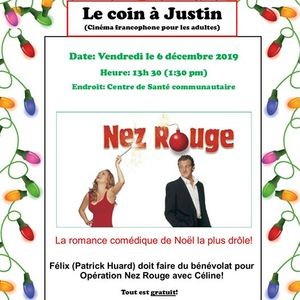 Le Coin à Justin Présente La Comédie Nez Rouge Au Cschn
