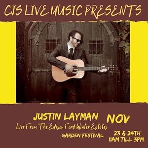 Justin Layman At Edison Ford Winter Estates Parkbench
