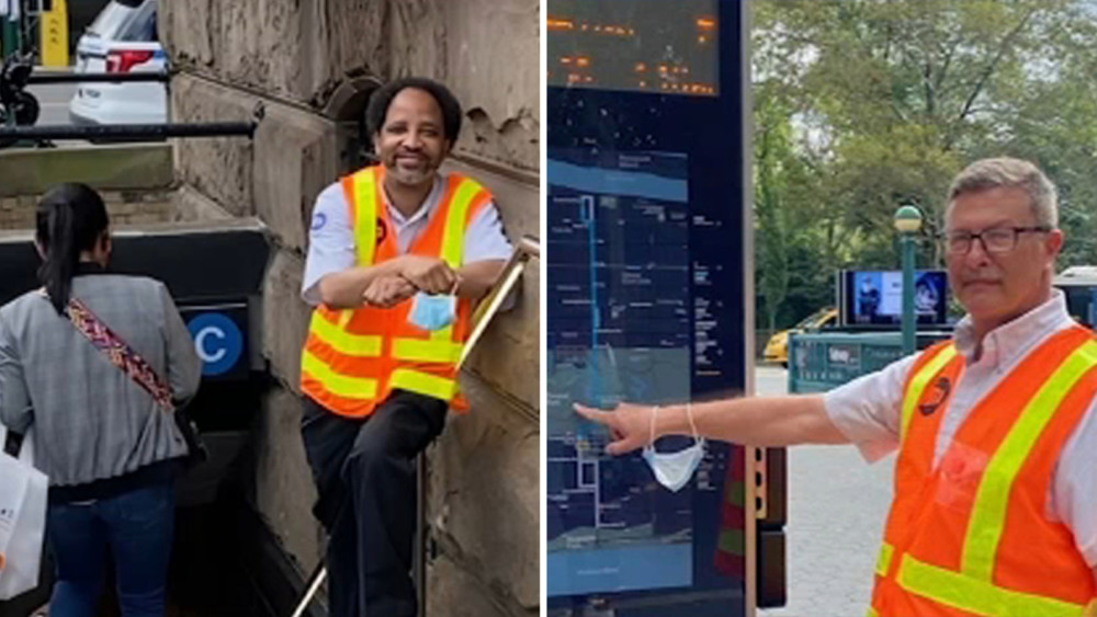 MTA Heroes Train dispatcher Dwayne Reid and Train Service Supervisor
