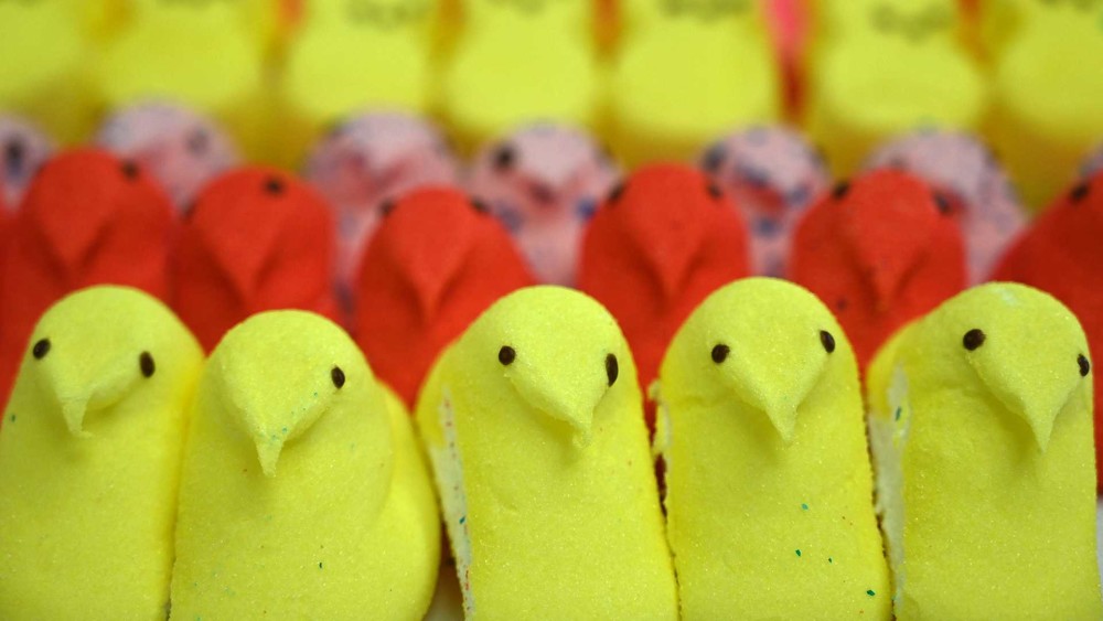 Pennsylvania town hosts giant 400pound Peep drop for New Year's Eve