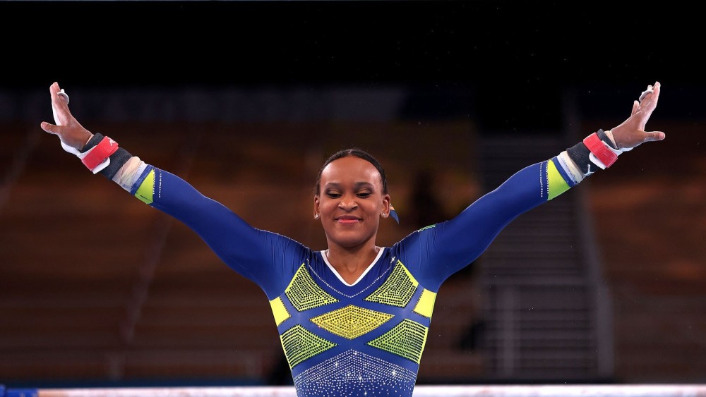 Rebeca Andrade Wins Silver in AllAround, Brazil's First Women's