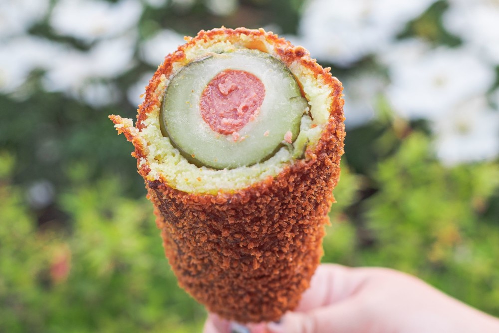 Disneyland's fried pickle corn dog is taking the internet by storm ...