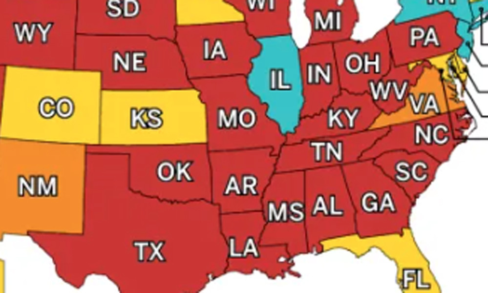 Map: What happens to abortion access with Roe v. Wade overturned ...