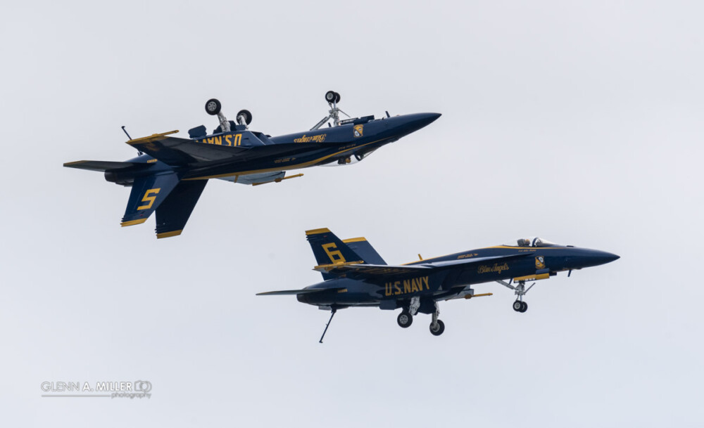 2022 USNA Commissioning Week Blue Angels Flight Demonstration (Photos