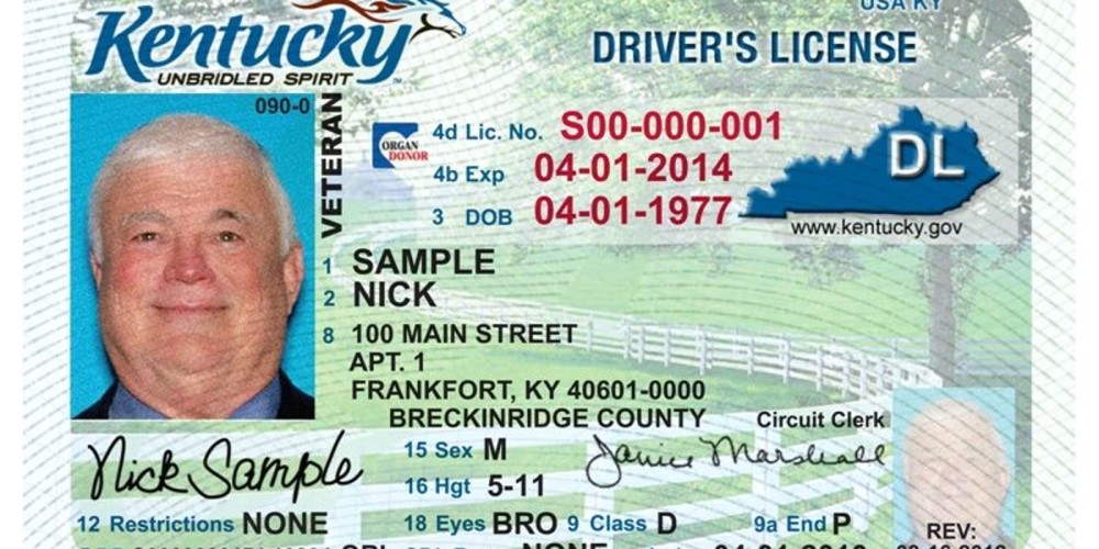 Where are the offices to get a real id in kentucky see which one is