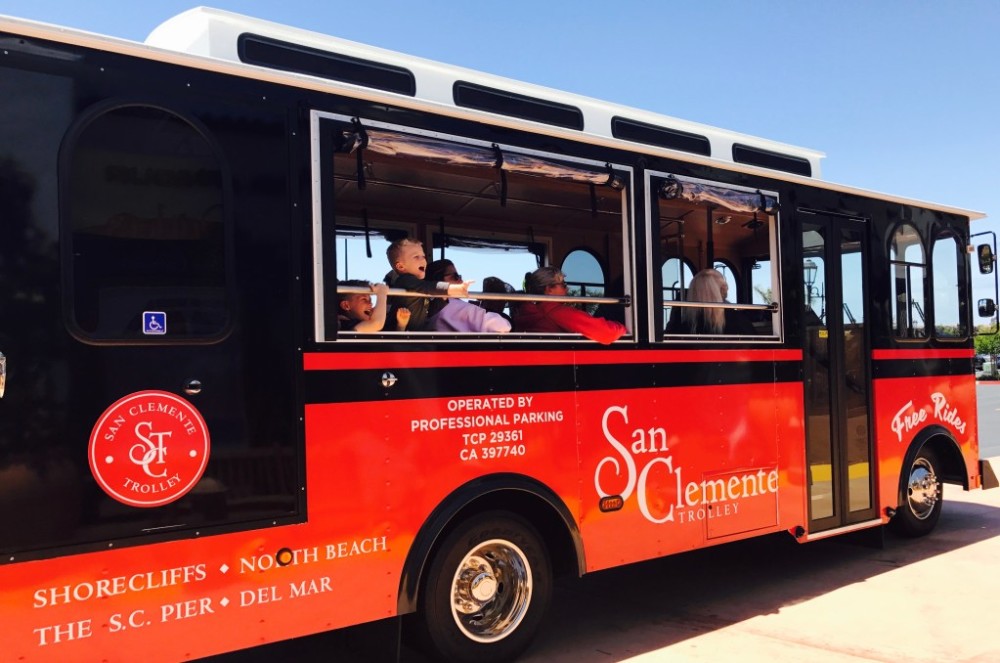 San Clemente Trolley to Dana Point Art Fest and Cosmic Creek Festival