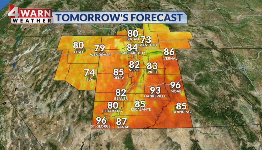 First full day of summer brings a few more clouds and some wind Parkbench